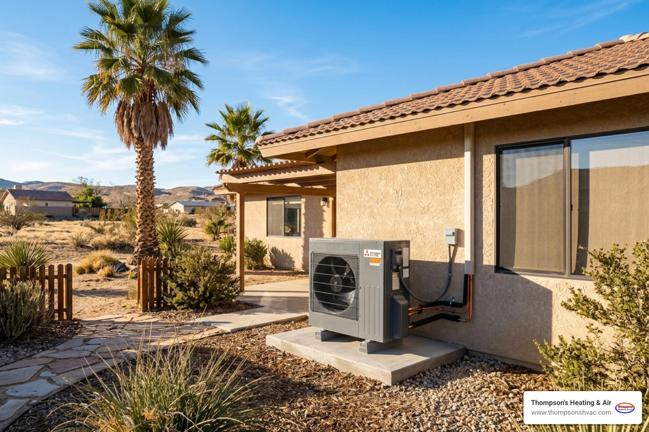Dry Heat and High Efficiency and Why Heat Pumps Love the Desert Air