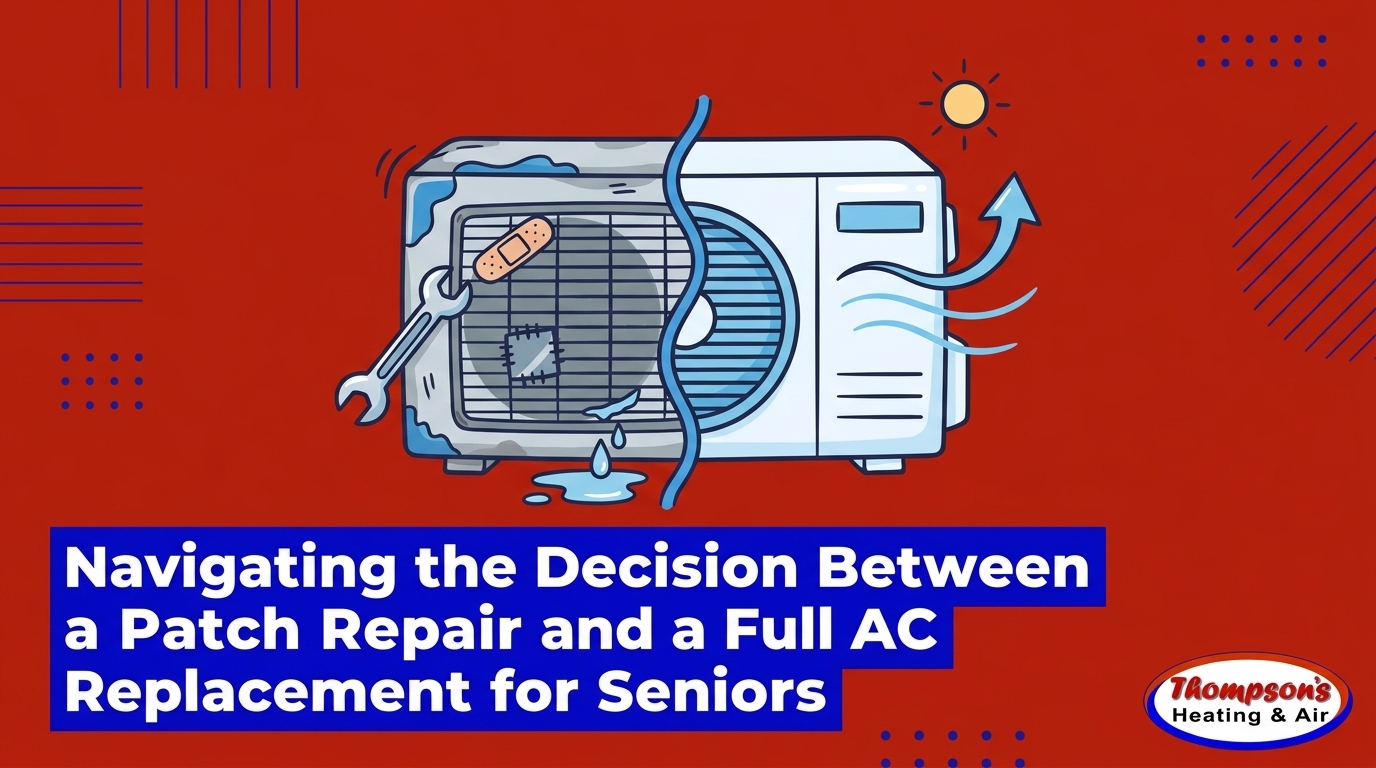 Navigating the Decision Between a Patch Repair and a Full AC Replacement for Seniors
