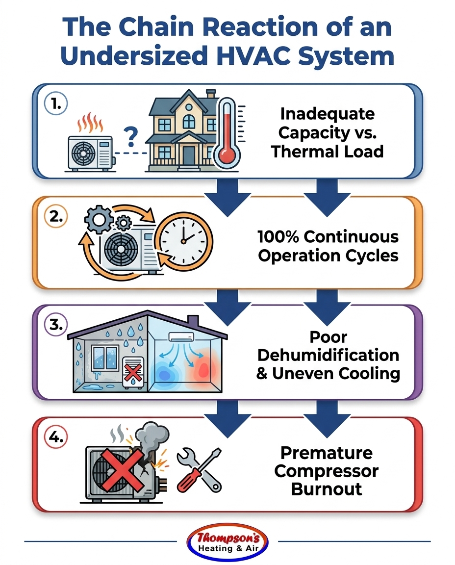 The Chain Reaction of an Undersized HVAC System