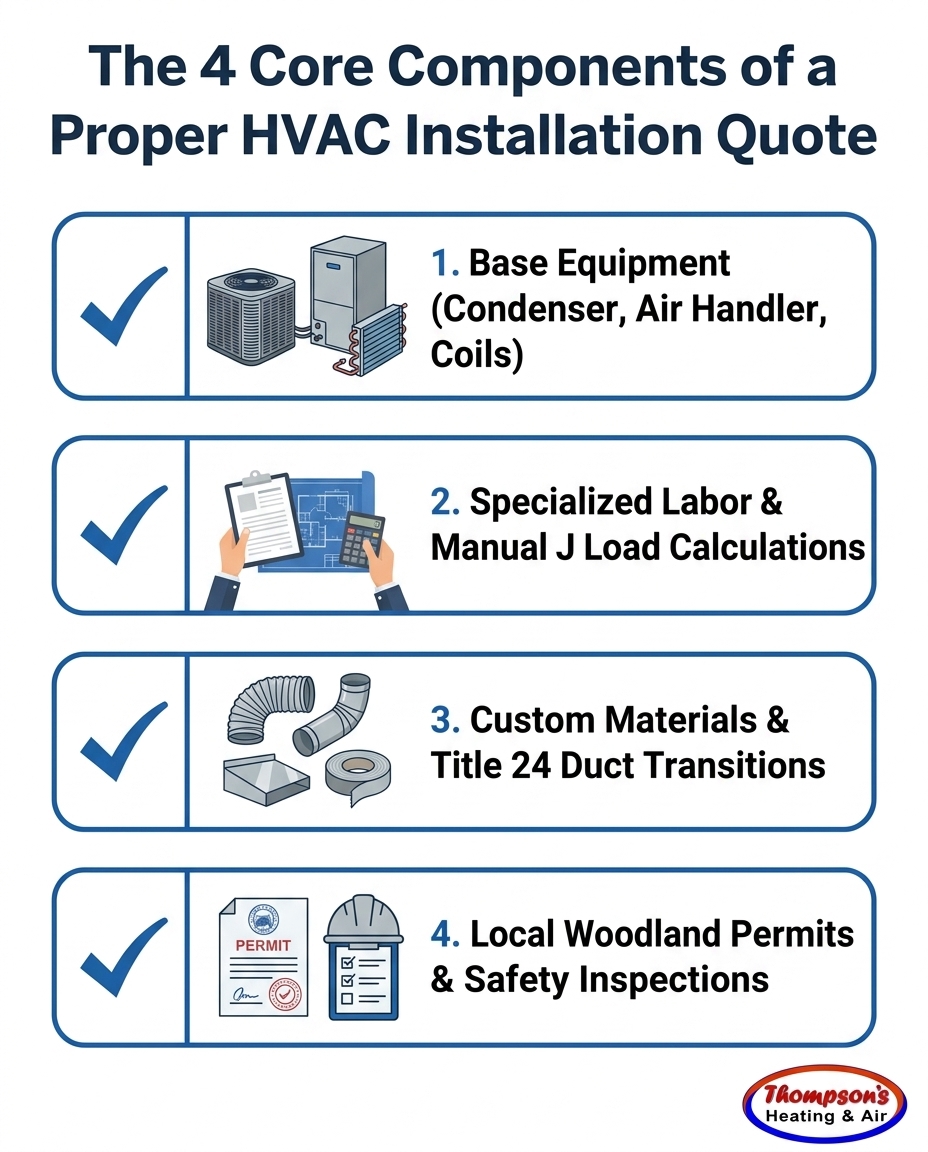 The 4 Core Components of a Proper HVAC Installation Quote
