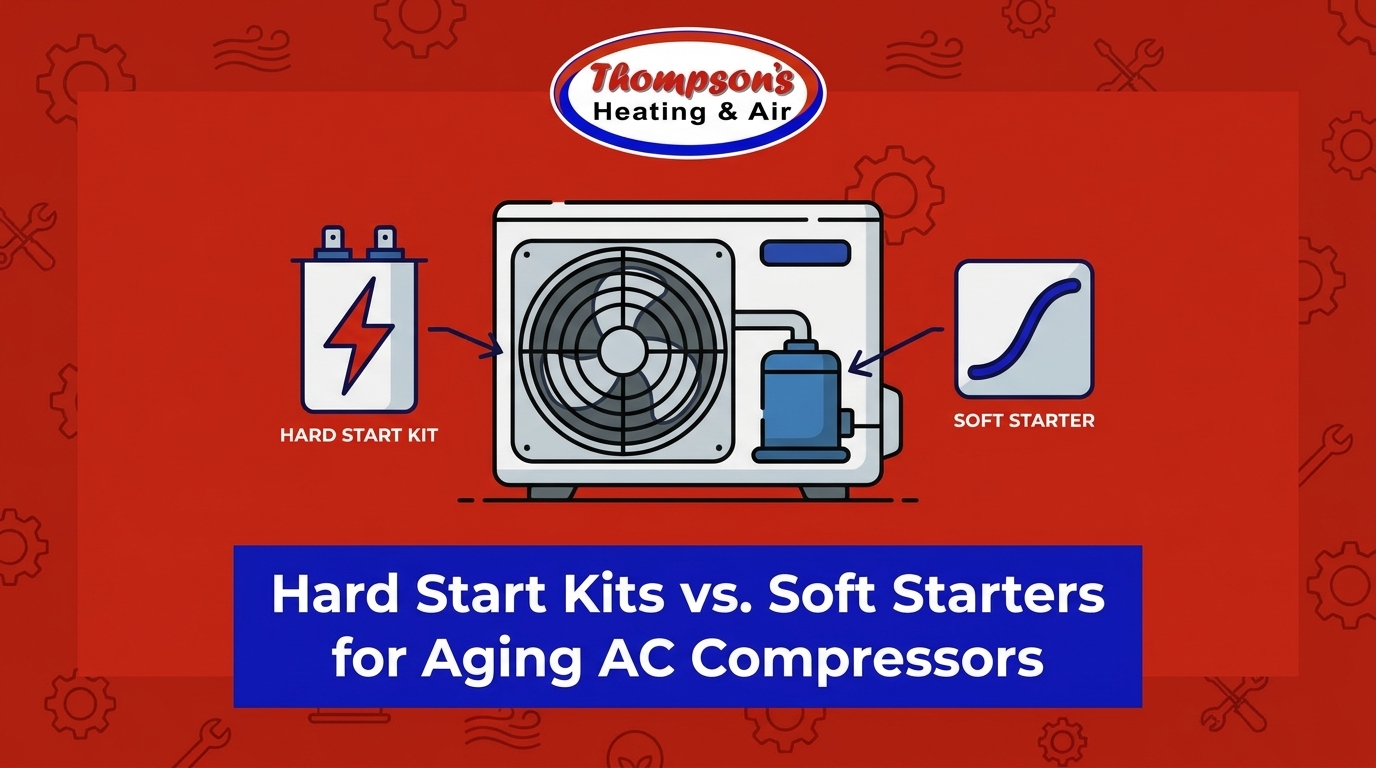 Hard Start Kits vs. Soft Starters for Aging AC Compressors