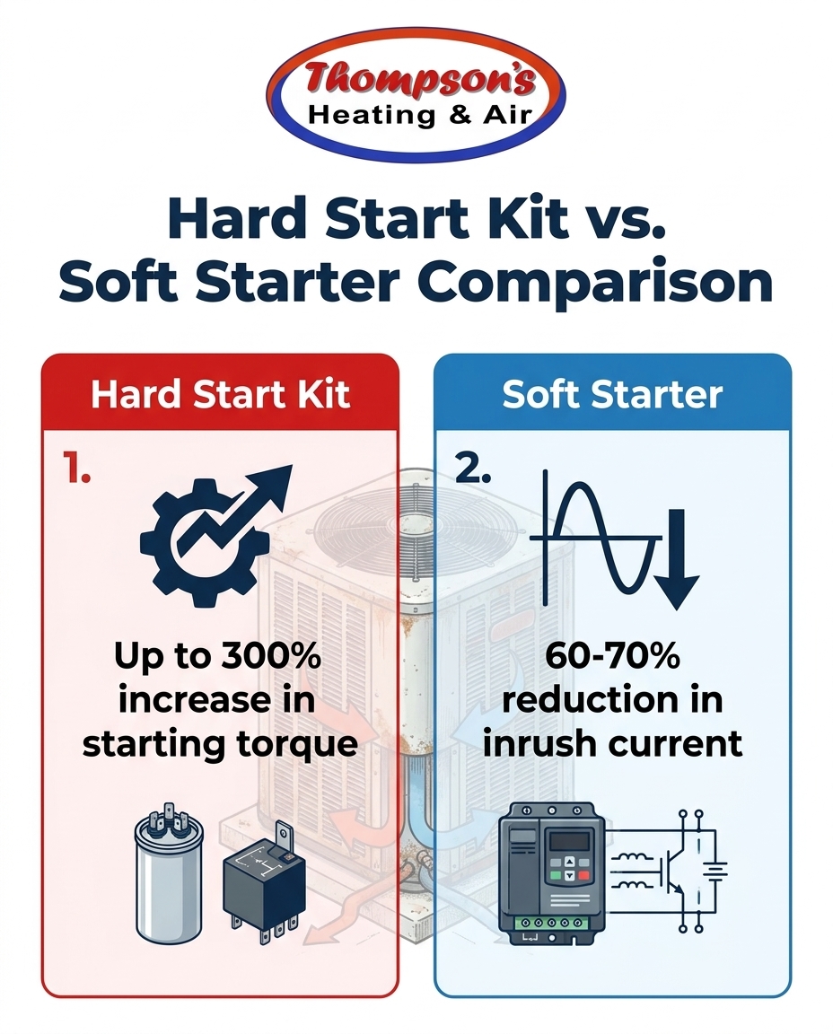 Hard Start Kit vs. Soft Starter Comparison