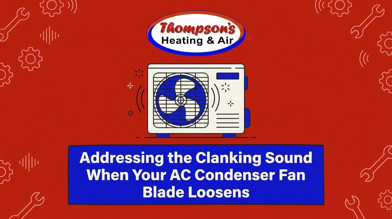 Addressing the Clanking Sound When Your AC Condenser Fan Blade Loosens