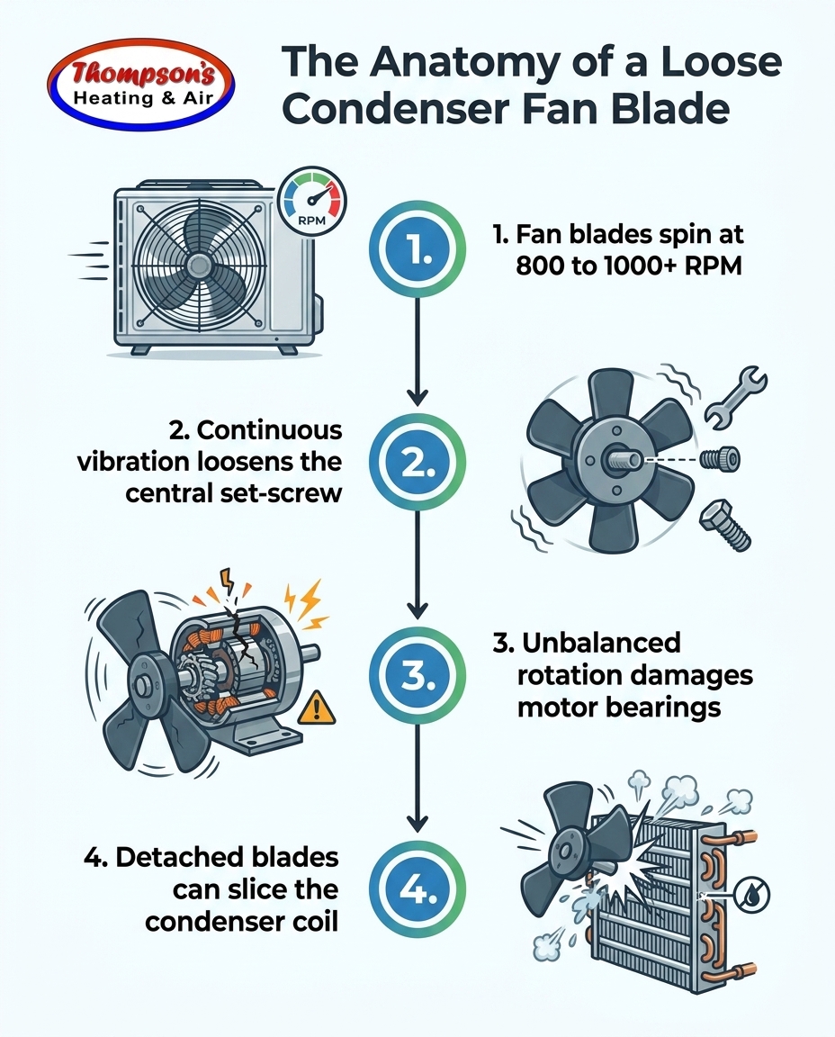The Anatomy of a Loose Condenser Fan Blade