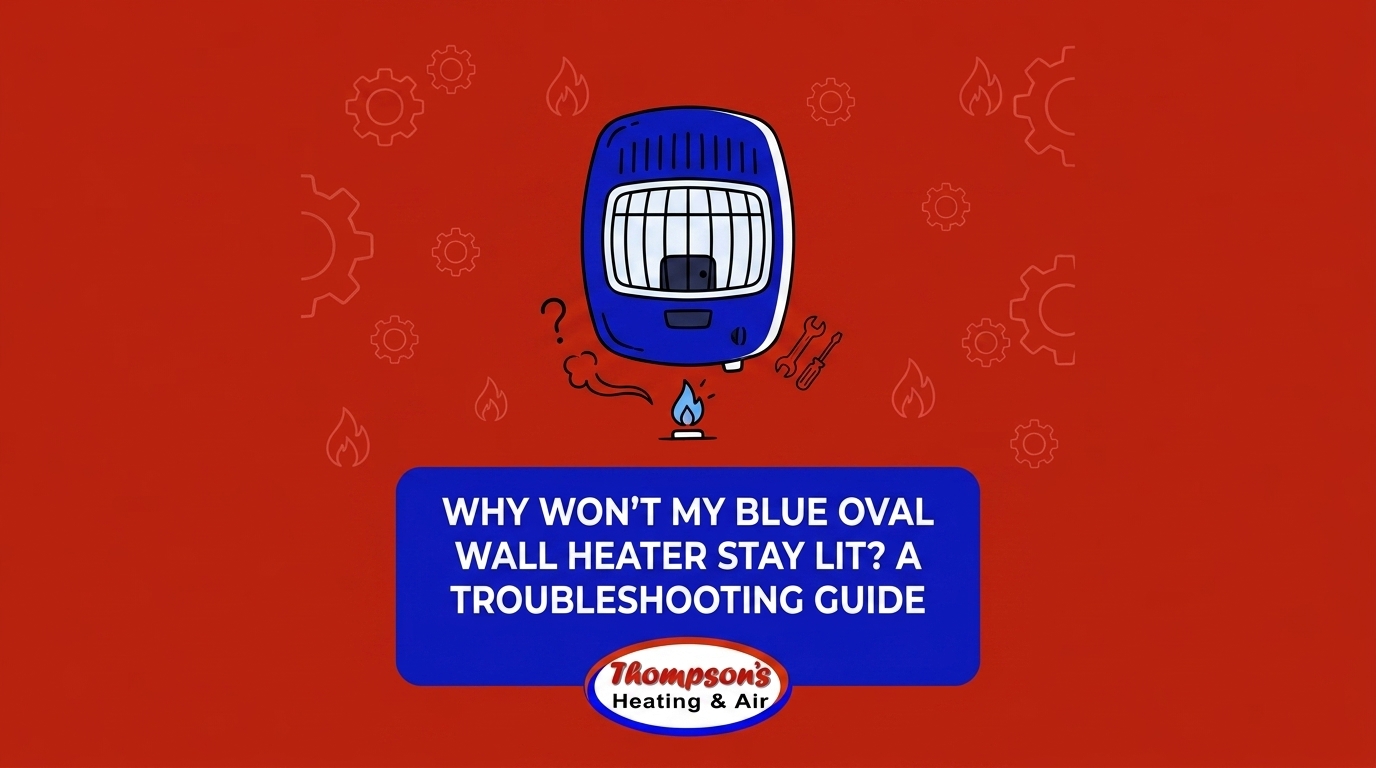 Troubleshooting a Blue Oval Wall Heater That Won't Stay Lit