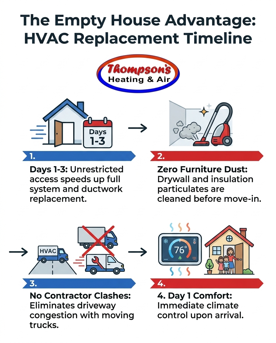 The Empty House Advantage: HVAC Replacement Timeline
