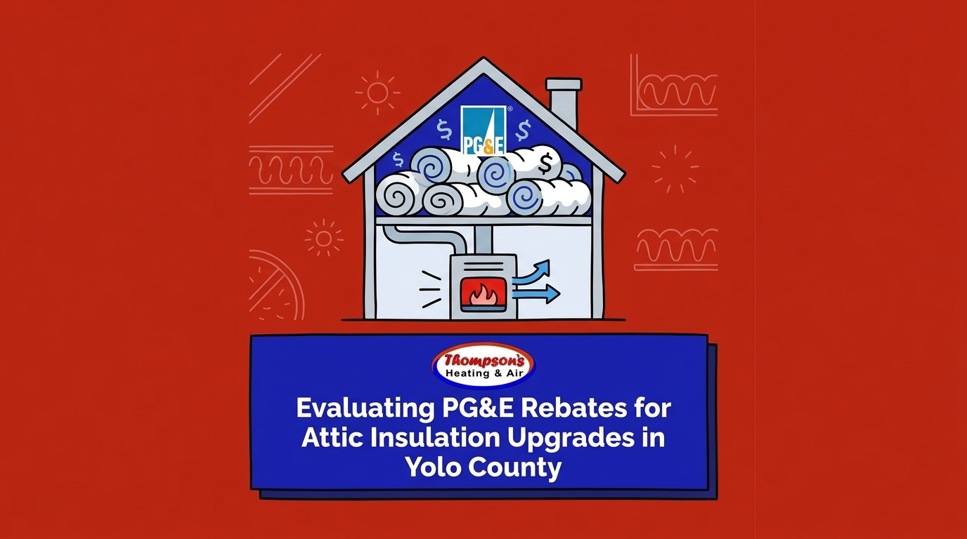 Evaluating PG&E Rebate Eligibility for Attic Insulation Upgrades in Yolo County