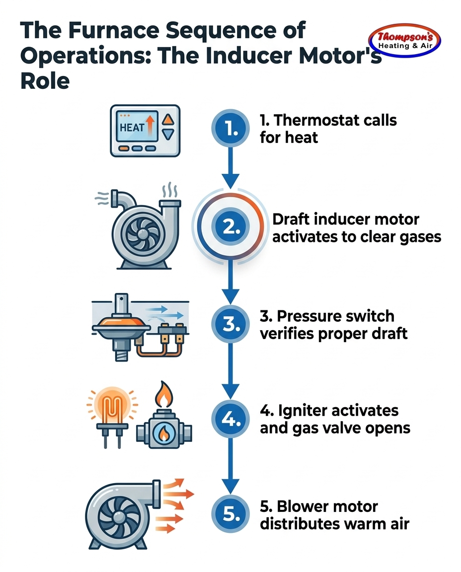 The Furnace Sequence of Operations: The Inducer Motor's Role