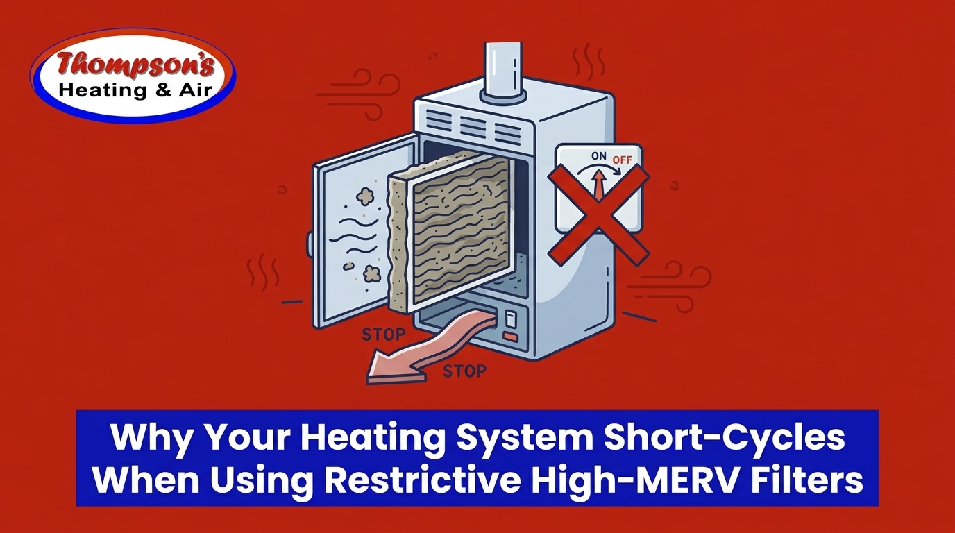 Why Your Heating System Short-Cycles When Using Restrictive High-MERV Filters
