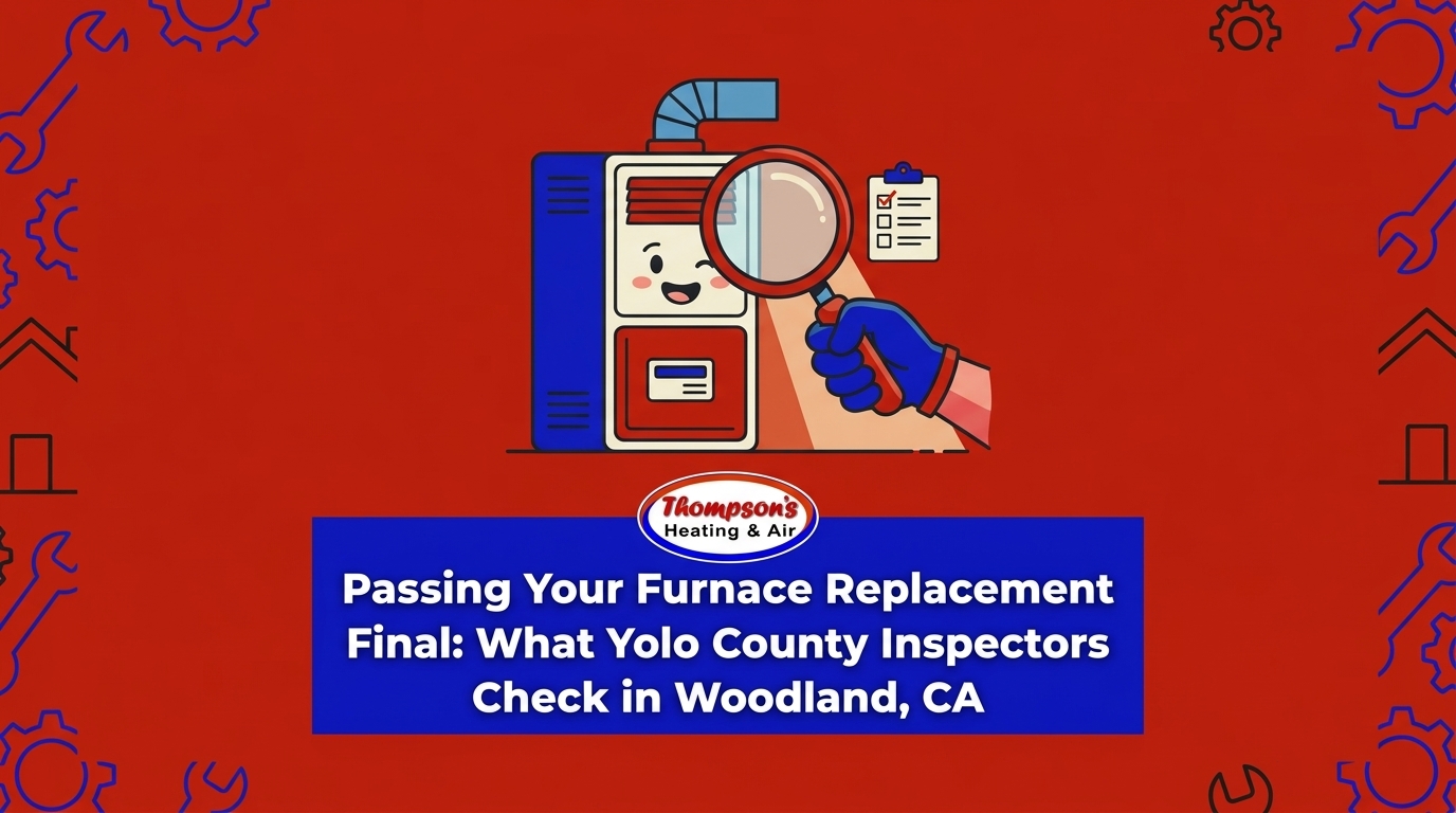What Yolo County Inspectors Look for During a Furnace Replacement Final
