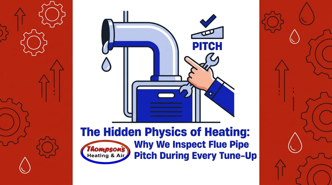 Why We Inspect the Flue Pipe Pitch During Every Heating Tune-Up