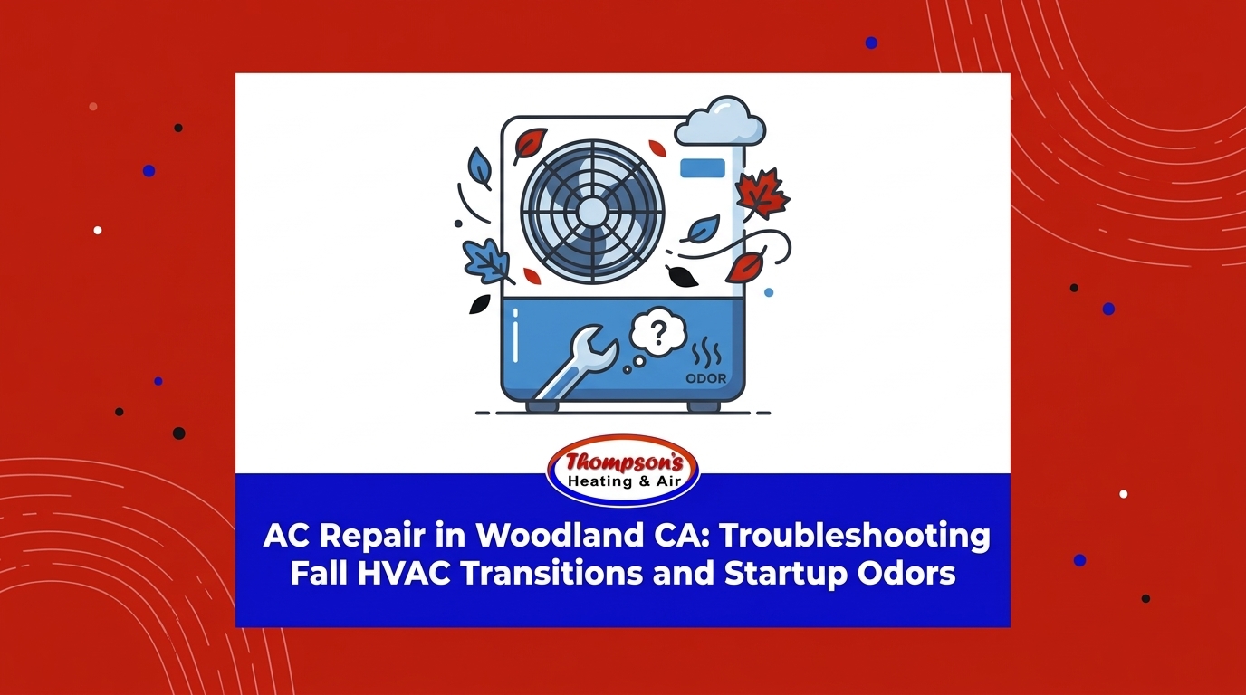 AC Repair in Woodland CA: Troubleshooting Fall HVAC Transitions and Startup Odors