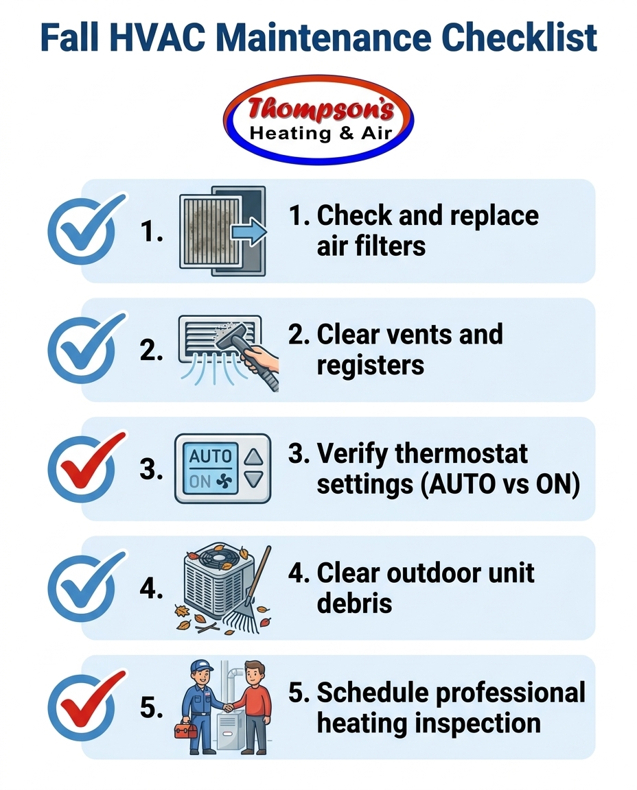Fall HVAC Maintenance Checklist