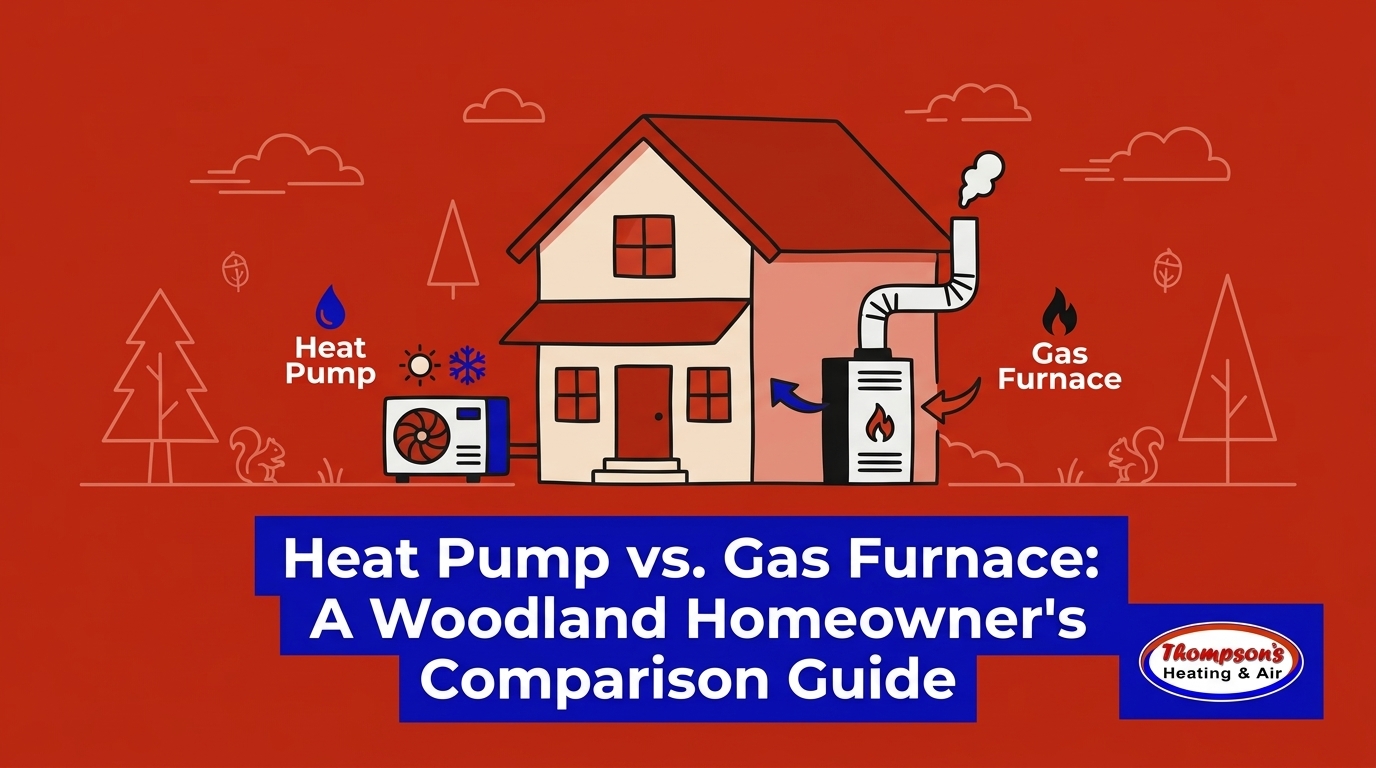 Heat Pump vs. Gas Furnace: A Woodland Homeowner's Comparison Guide