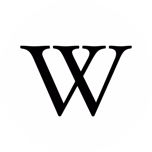 Black letter W in serif type on white background.