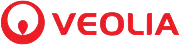 A red and black sign that says veolia.