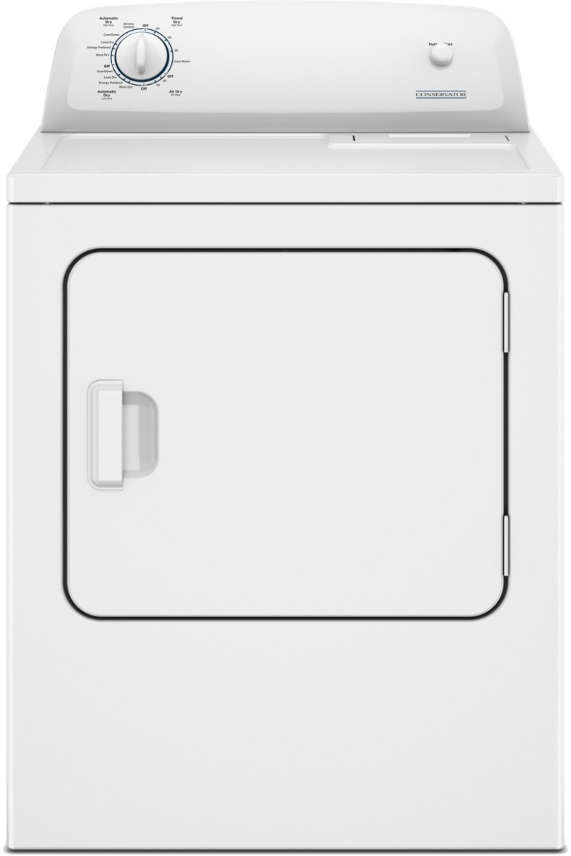 Conservator VDEW6511RW 29" Electric Dryer 6.5 Cu. Ft. White