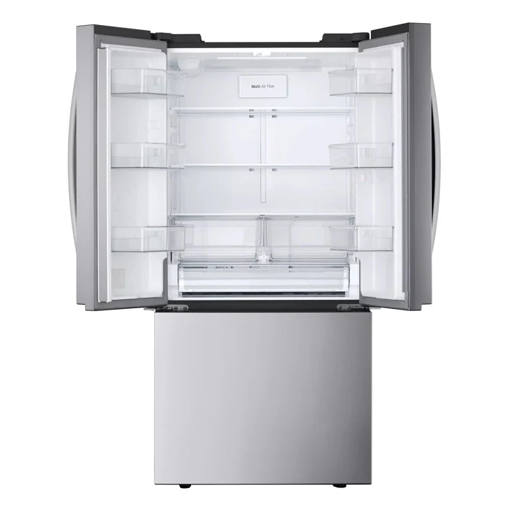 LG 33 in. 20.8 cu. ft. Counter-Depth MAX French Door Refrigerator - door open