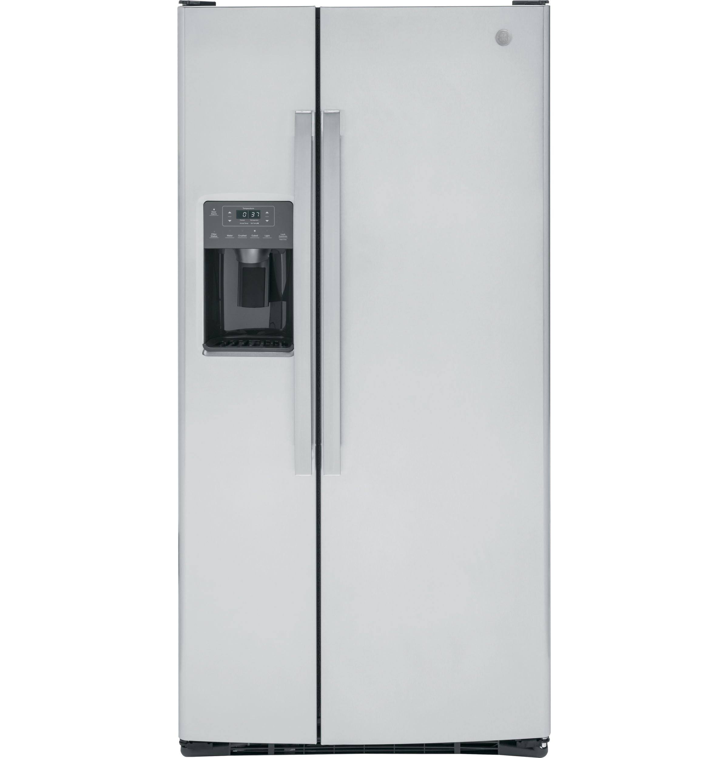 GE GSE23GYPFS 32.75" Side-by-Side Refrigerator 23 Cu. Ft. Fingerprint Resistant Stainless Steel