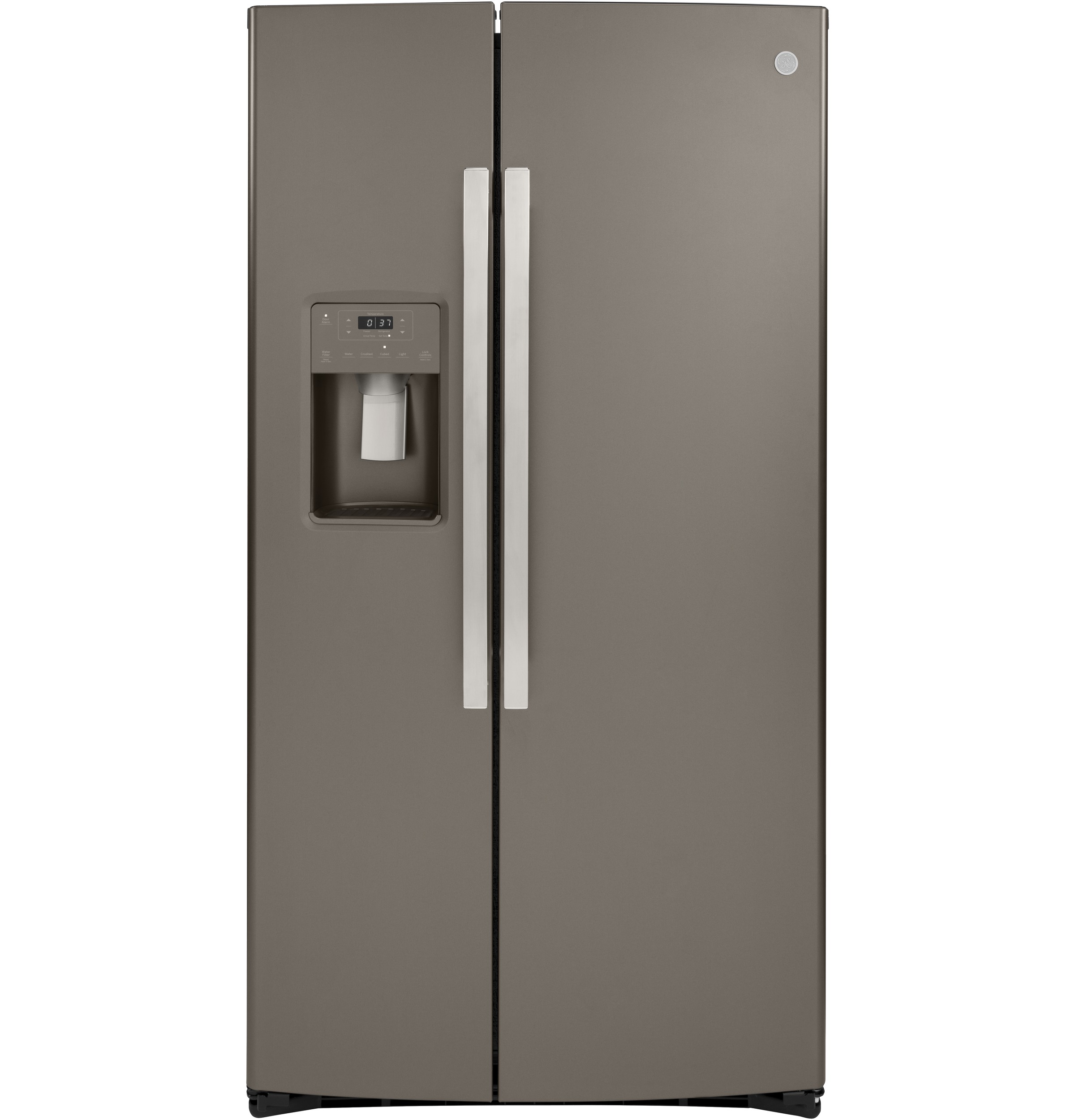 GE GZS22IMNES 35.75" Counter-Depth Side-by-Side Refrigerator 21.8 Cu. Ft. Fingerprint Resistant Slate