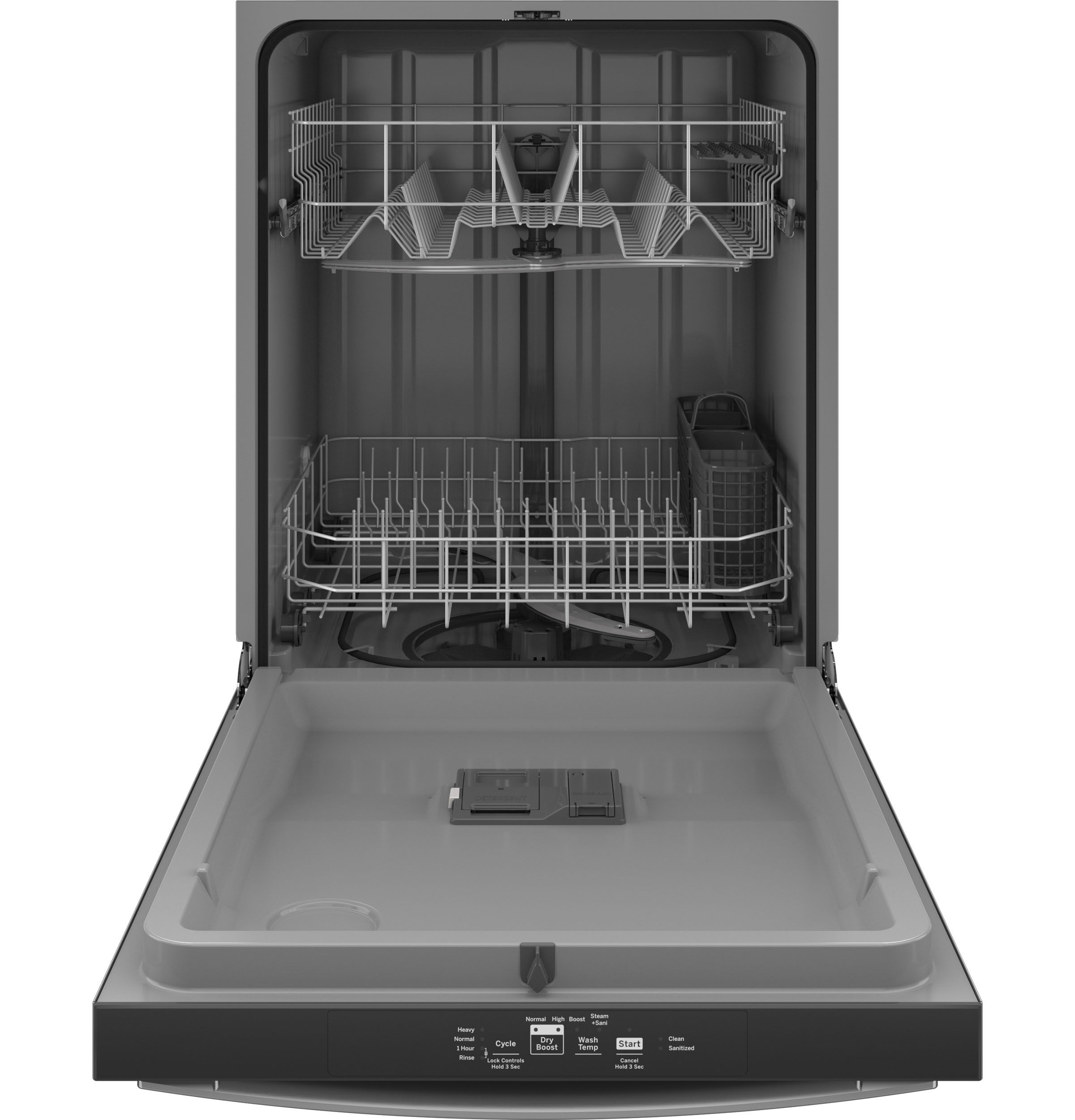 GE GDT535PSRSS 23.75" Top Control Dishwasher Stainless Steel - door open