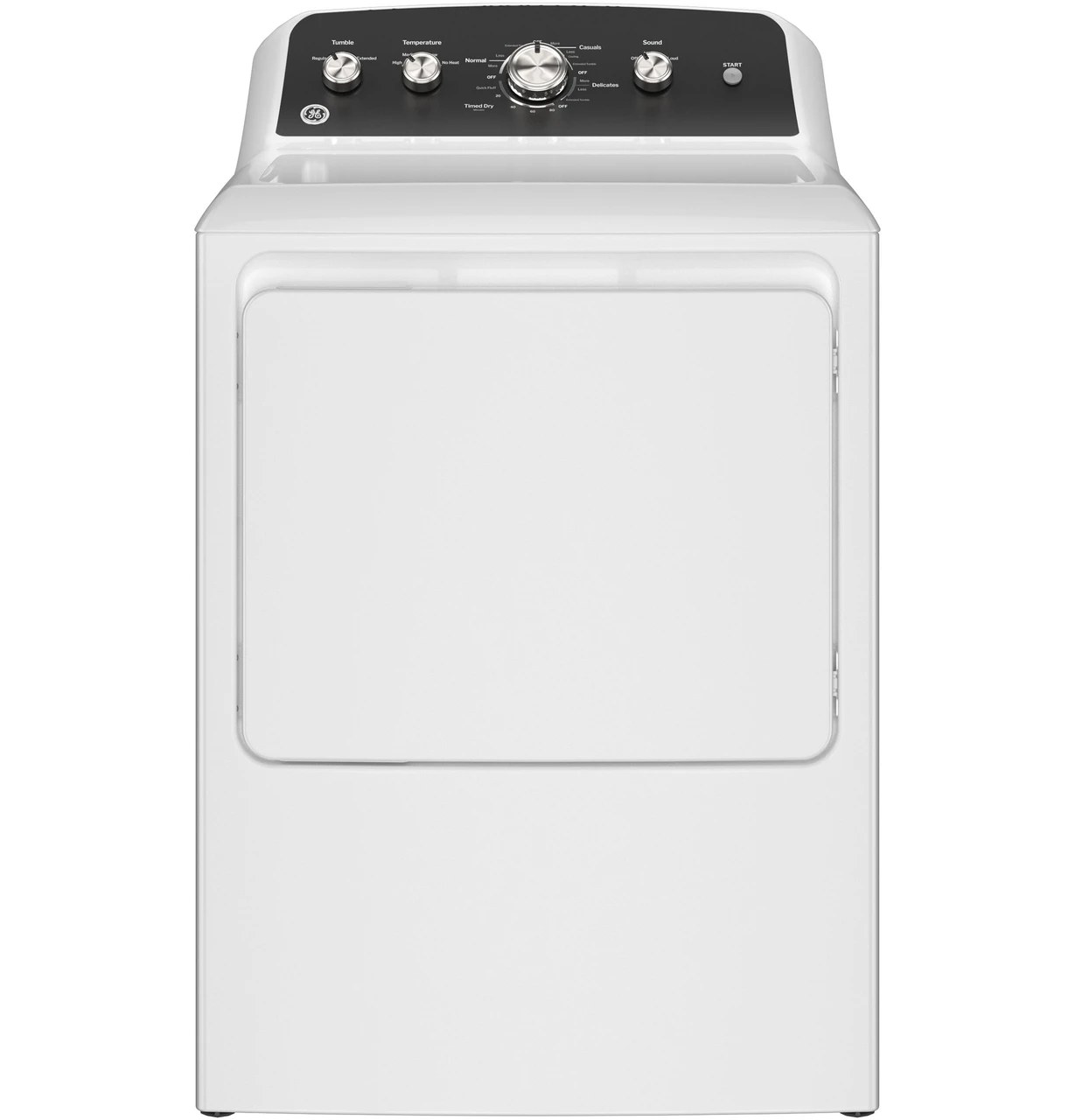 GE 7.2 cu. ft. Capacity Electric Dryer with Up To 120 ft. Venting and Extended Tumble