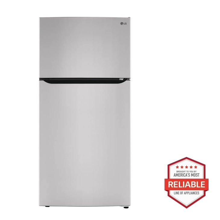 LG 24 cu. ft. Top Freezer Refrigerator with Multi-Air Flow (Stainless Steel)