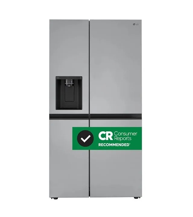 LG 27 cu. ft. Side-by-Side Refrigerator with Craft Ice™
