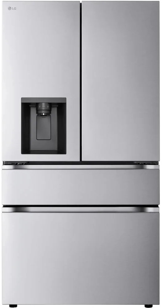 LG 29 cu. ft. Standard-Depth MAX 4-Door French Door Refrigerator with Full-Convert Drawer (PrintProof Noble Steel)