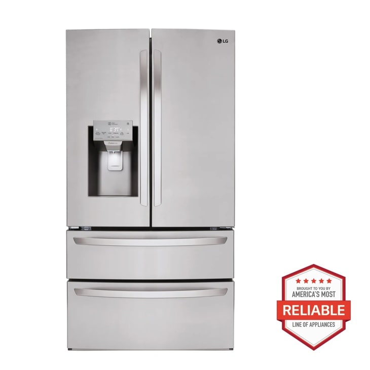 LG 28 cu. ft. 4-Door French Door Refrigerator with Door-in-Door and Craft Ice (PrintProof Stainless Steel)