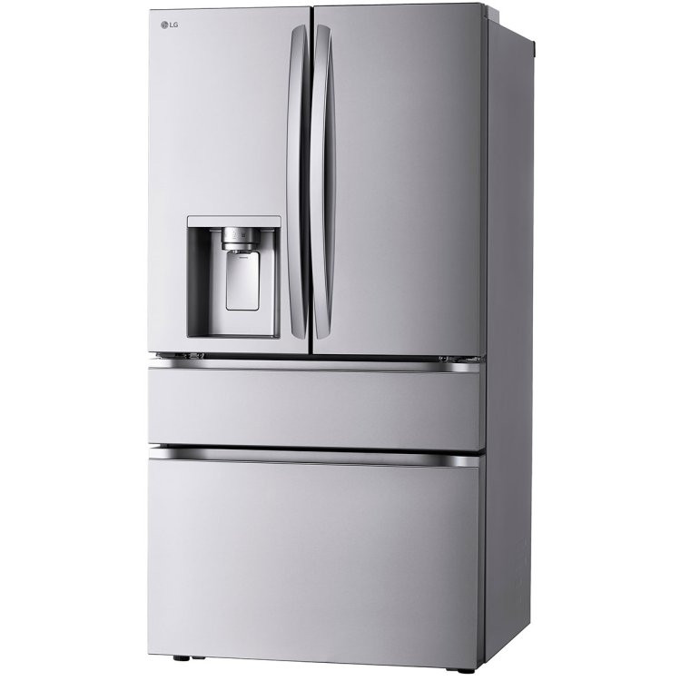 LG 29 cu. ft. Smart Standard-Depth MAX 4-Door French Door Refrigerator with Full-Convert Drawer (PrintProof Stainless Steel)