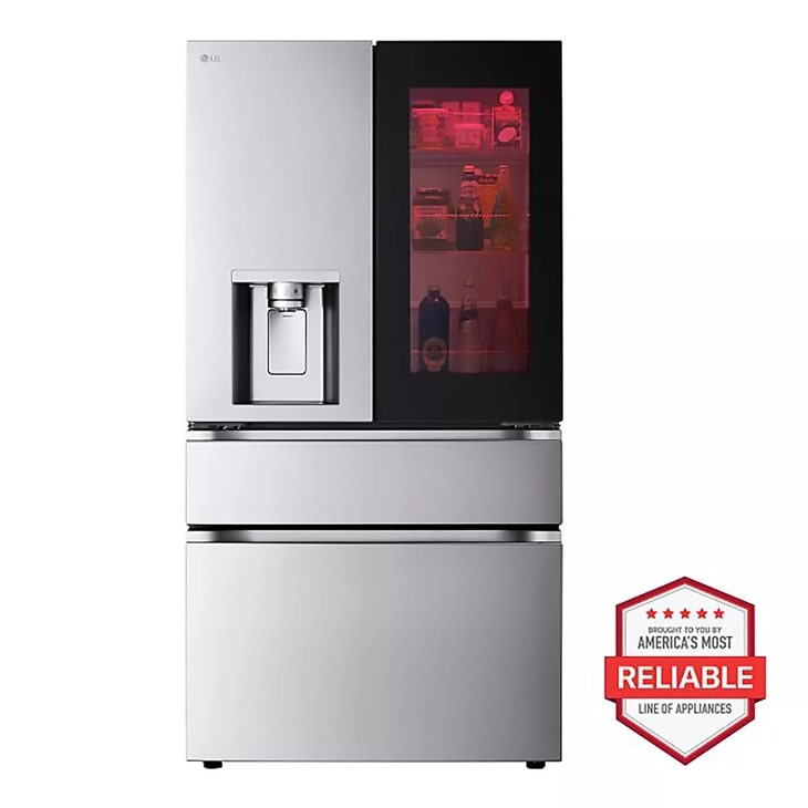 LG 29 cu. ft. Smart InstaView Door-in-Door Standard-Depth MAX 4-Door French Door Refrigerator with MyColor and Craft Ice