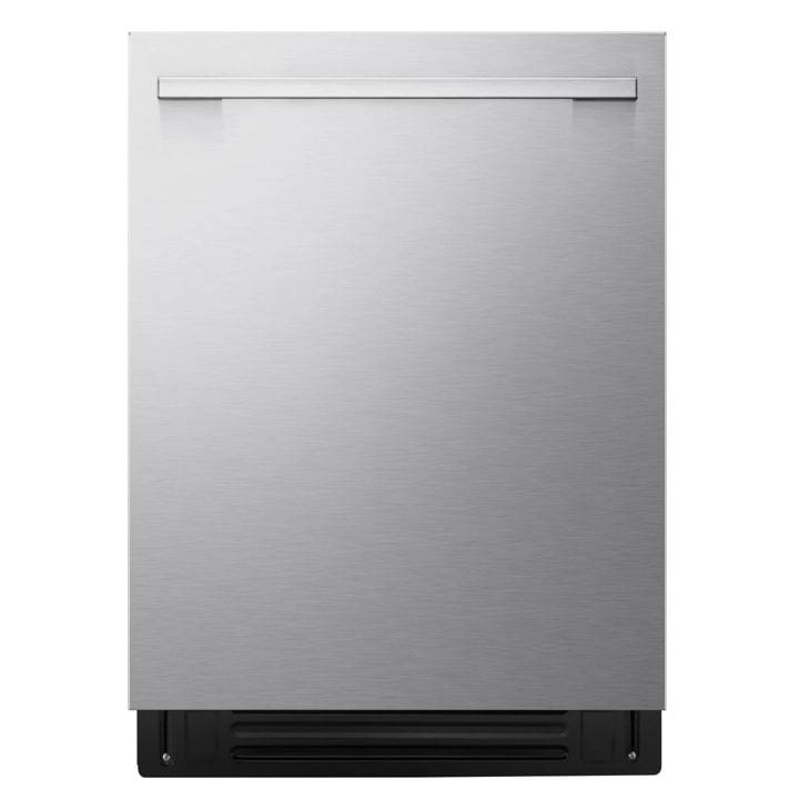 LG 24 Inch Smart FlushFit Top Control Dishwasher with QuadWash Pro and 1-Hour Wash & Dry (PrintProof Stainless Steel)