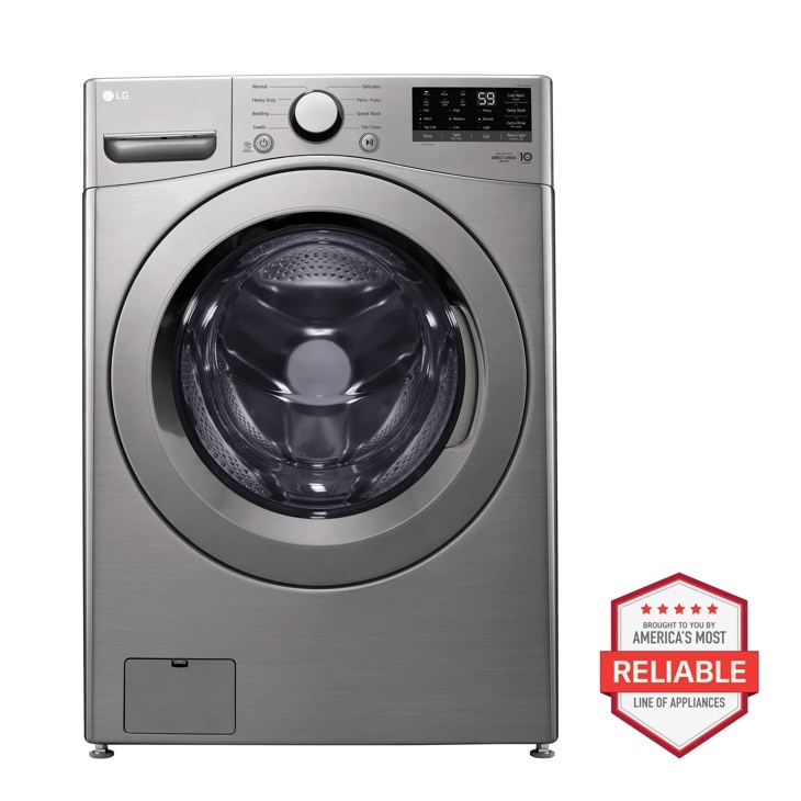 LG 4.5 cu. ft. Ultra Large Capacity Front Load Washer with ColdWash and 6Motion Technology