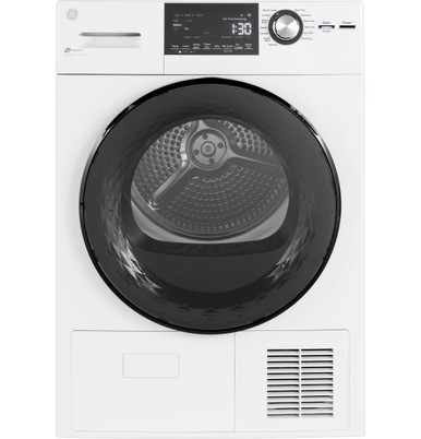 GE ENERGY STAR 24" 4.1 Cu.Ft. Front Load Ventless Condenser Electric Dryer with Stainless Steel Basket