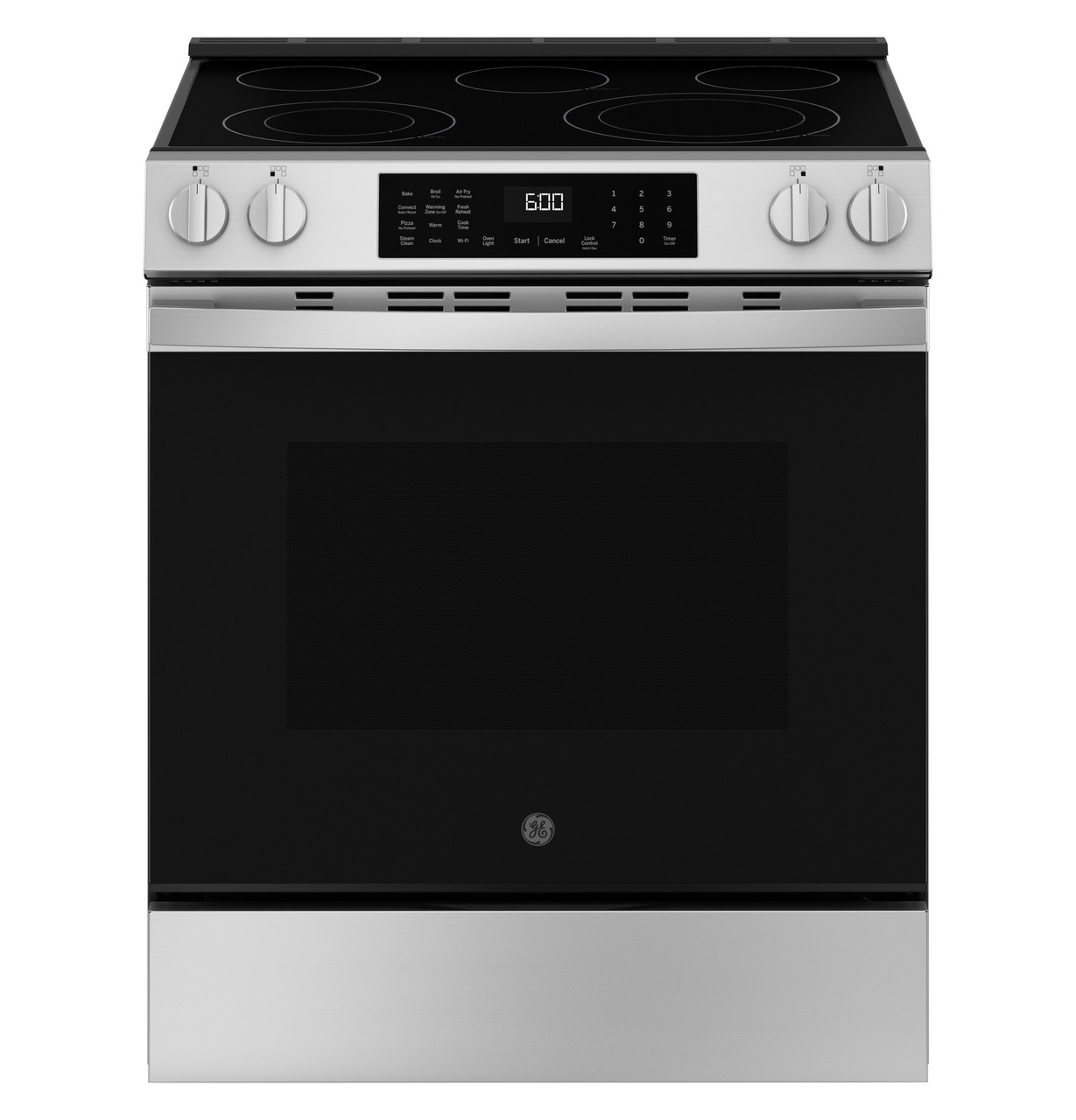 GE ENERGY STAR 30" Slide-In Electric Convection Range with No Preheat Air Fry and EasyWash Oven Tray
