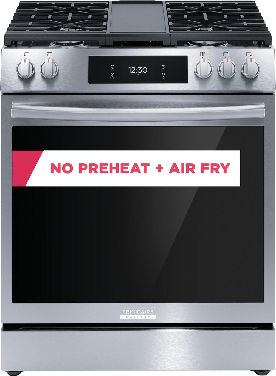 Frigidaire Gallery 30 in. 6.0 cu. ft. Front Control Gas Range with Total Convection