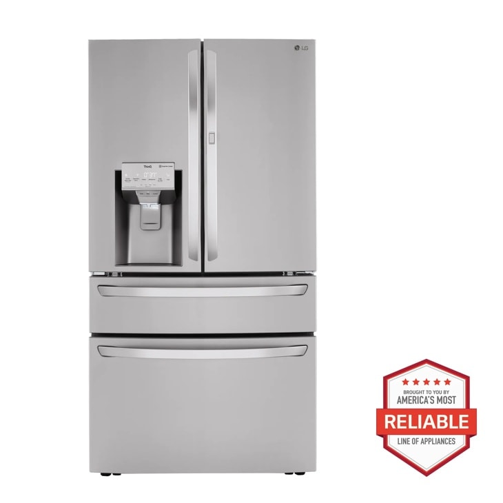 LG 23 cu. ft. Smart Counter-Depth Refrigerator with Craft Ice
