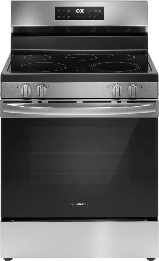 Frigidaire FCRE3062AS 30" Electric Freestanding 5.3 Cu. Ft. Stainless Steel