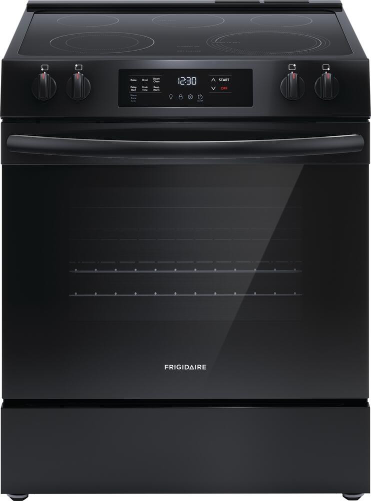Frigidaire FCFE3062AB 30" Electric Freestanding 5.3 Cu. Ft. Black