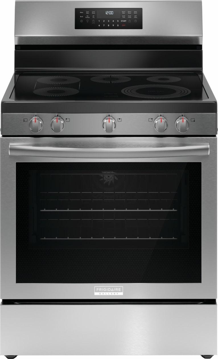 Frigidaire GCRE3060BF 30" Electric Freestanding 5.3 Cu. Ft. Smudge-Proof Stainless Steel
