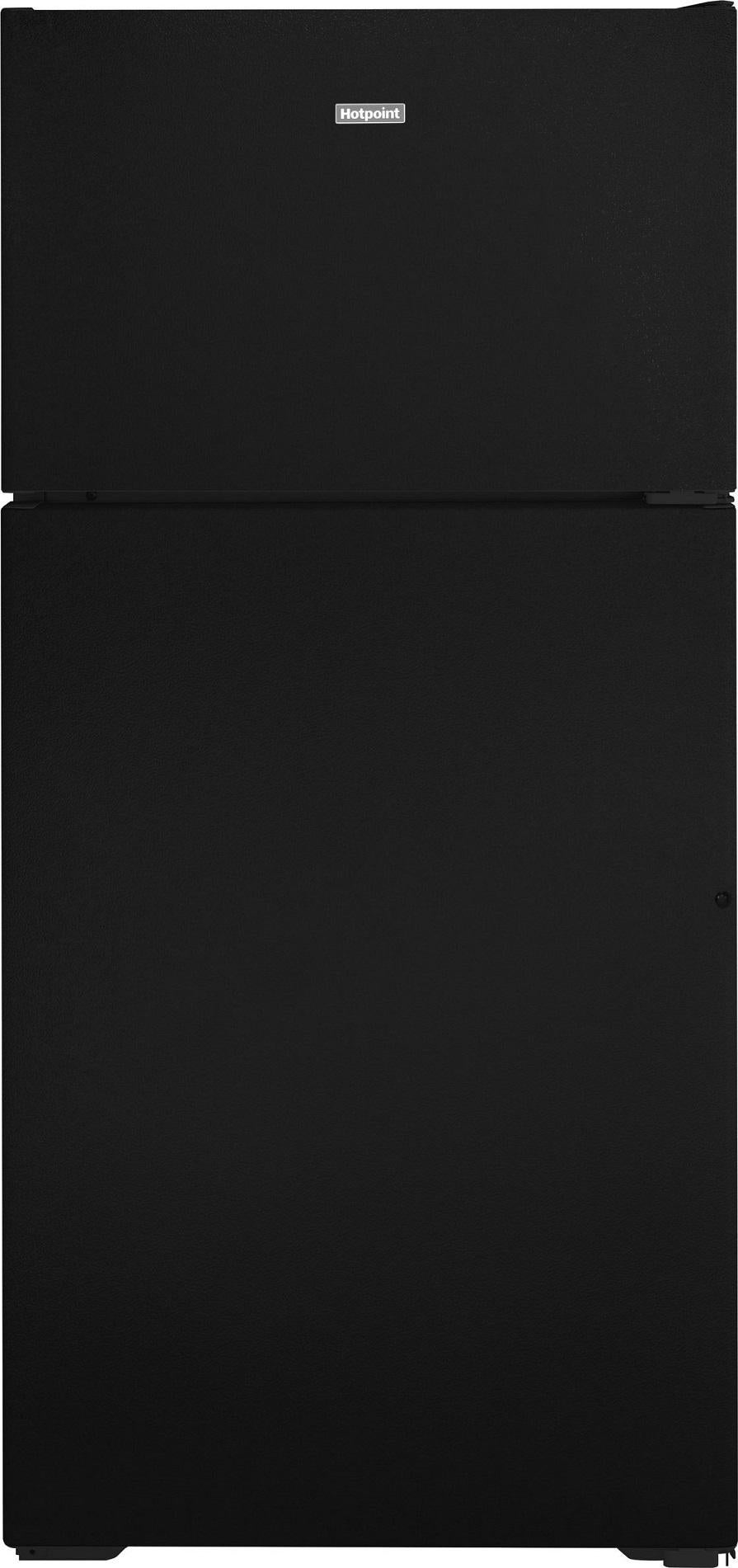 Hotpoint HPS16BTNRBB 28" Top Freezer 15.6 Cu. Ft. Black