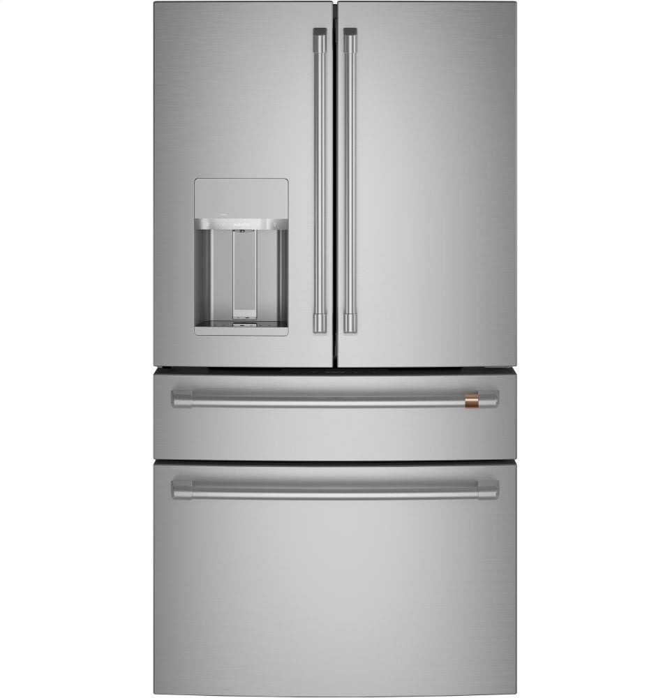 Café 36" French Door Refrigerator with TwinChill Evaporators and Wi-Fi - Stainless Steel with Brushed Stainless Steel Handles