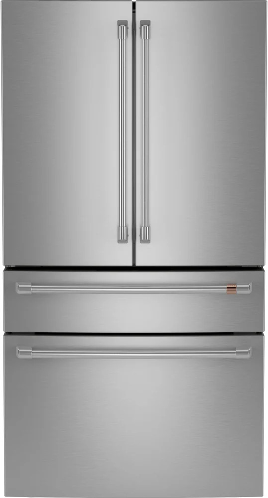 Café CJE23DP2WS1 35.625" French Door 23.2 Cu. Ft. Stainless Steel (brushed stainless handles)