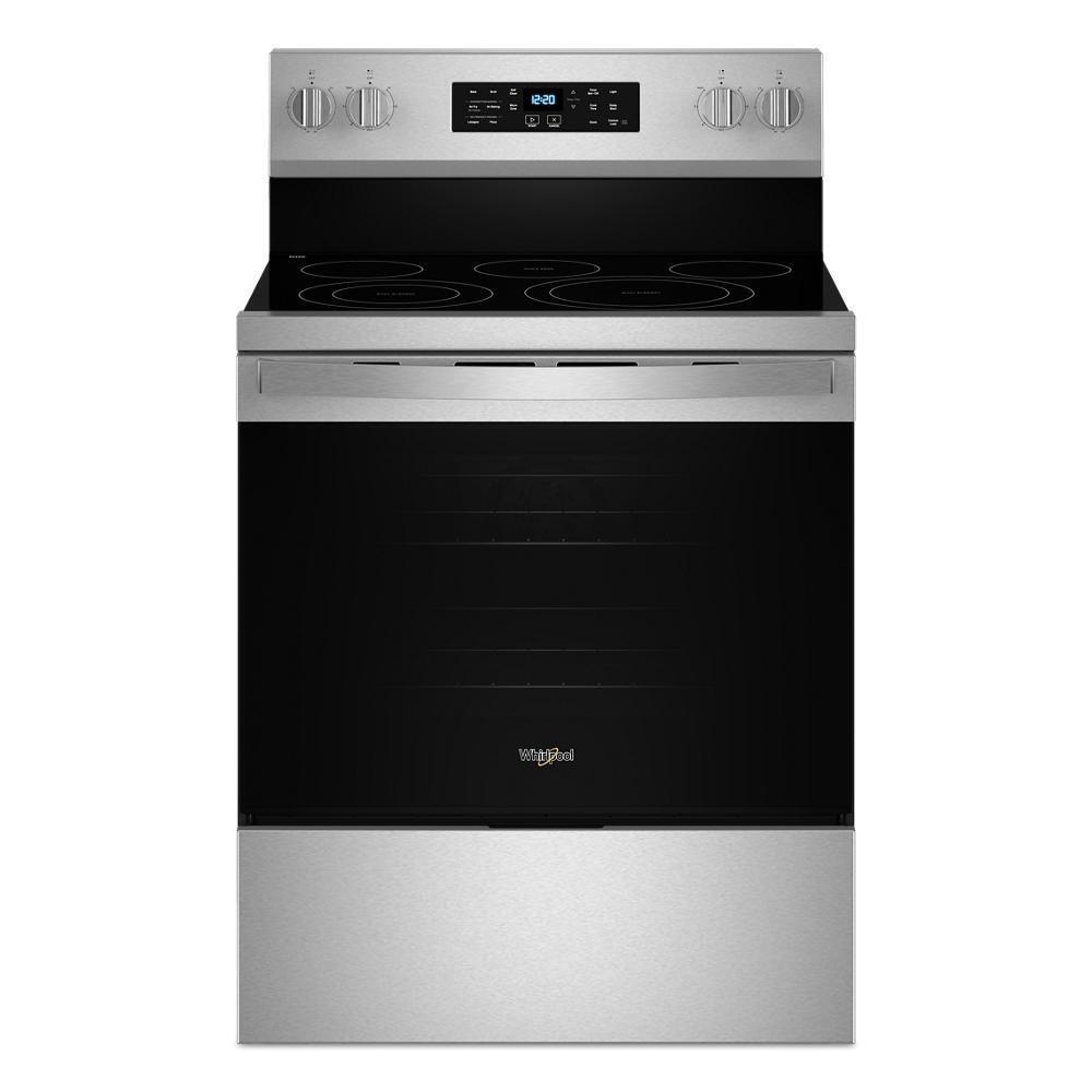 Whirlpool WFES5030RZ 29.875" Freestanding Electric Fingerprint Resistant Stainless Steel