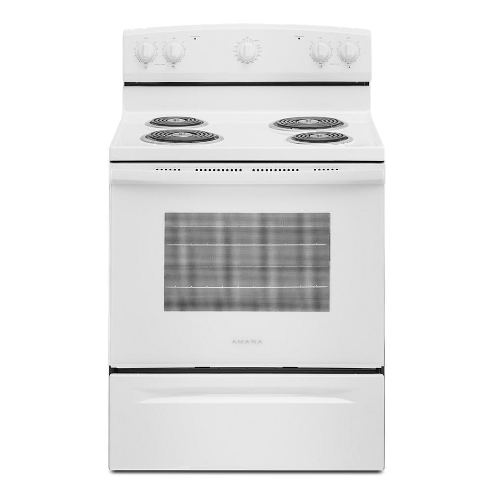 Amana AFCS2530TW 30" Freestanding Electric White