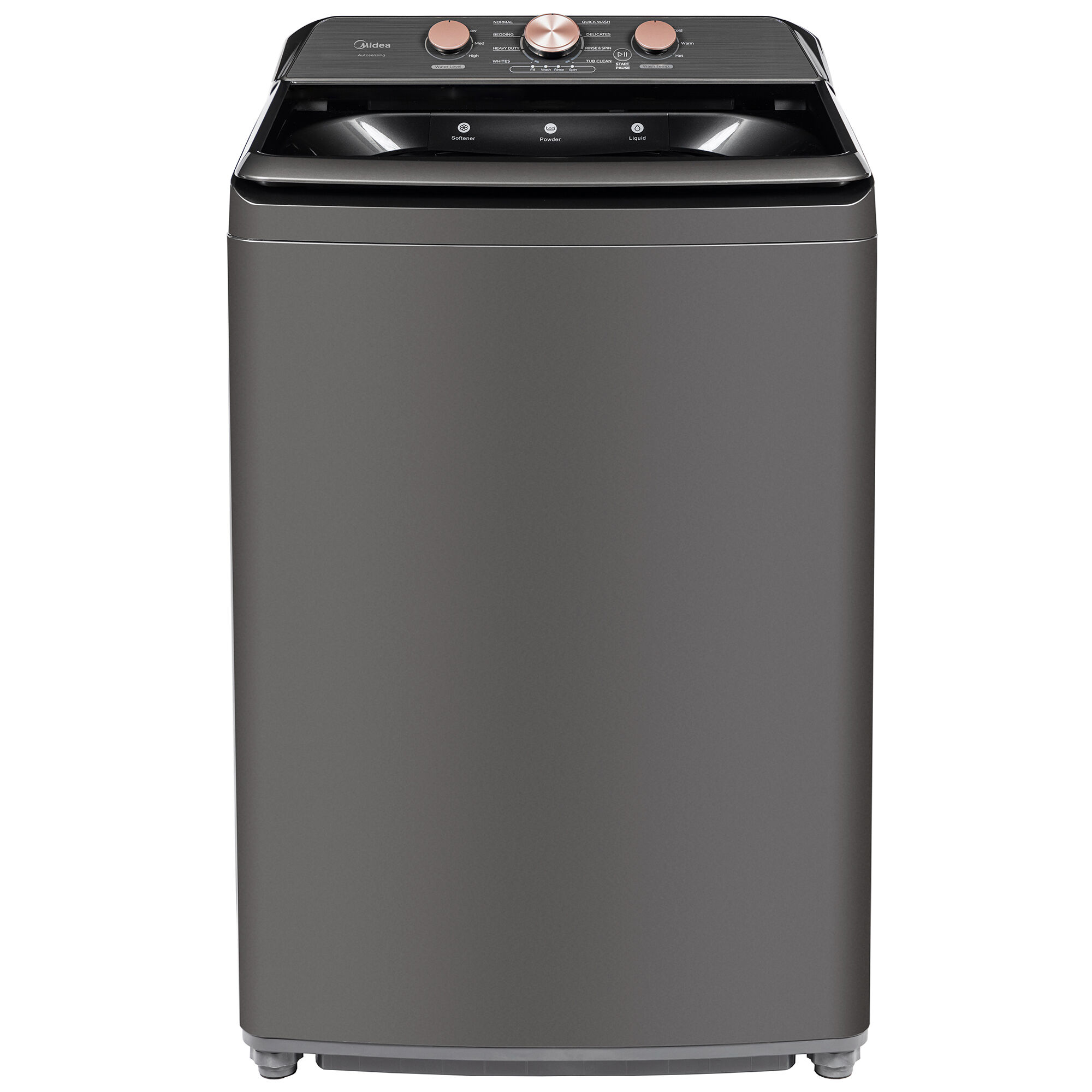 Midea MLTW41A1BMG 25.5" Top Load 4.1 Cu. Ft. Metallic Gray