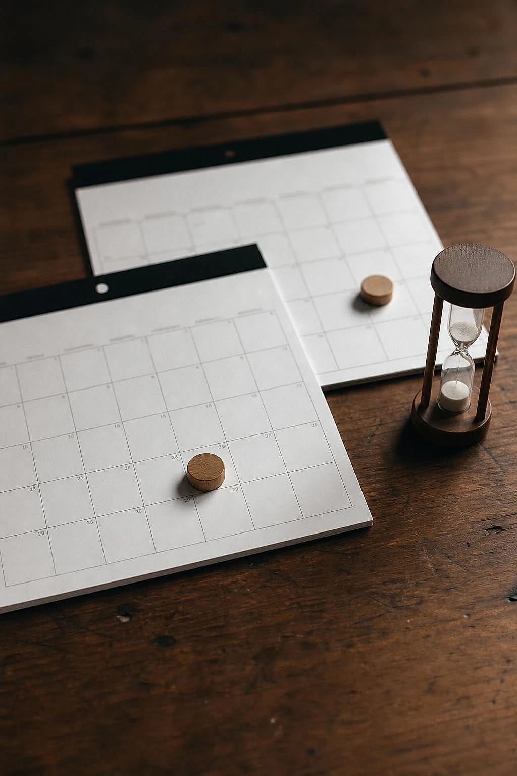 Deux calendriers décalés avec un jeton sur des jours différents, illustrant l'écart d'attribution entre les outils