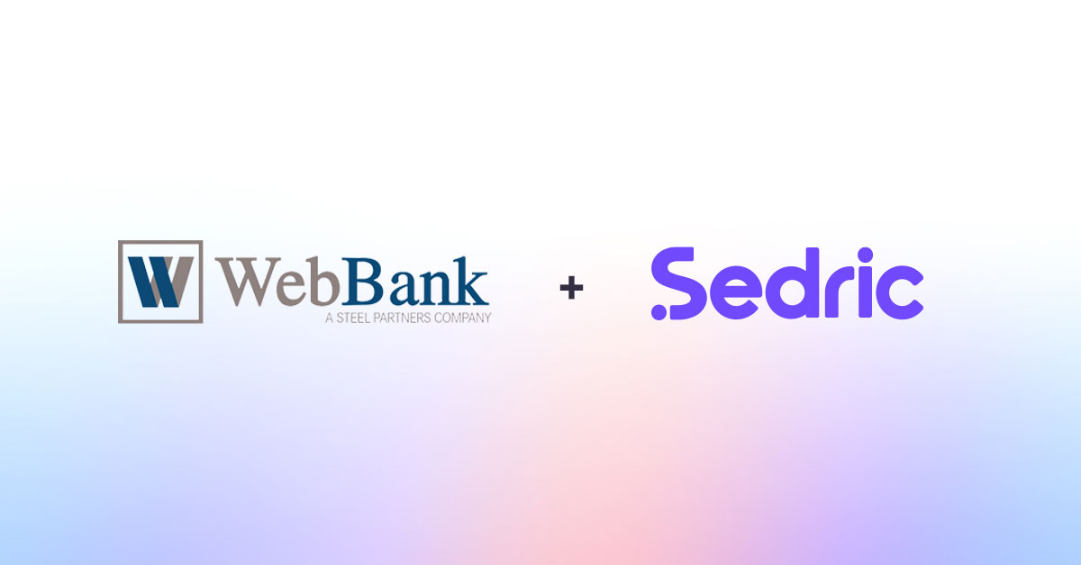 WebBank and Sedric AI partnership announcement