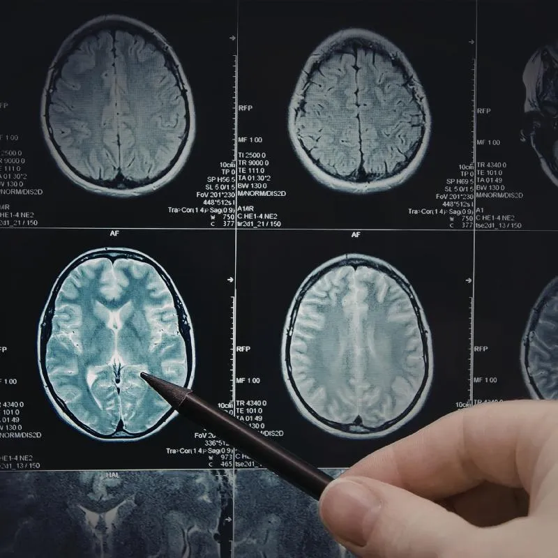 Scans of a brain